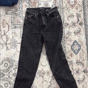 Zara Black High Rise Jeans
